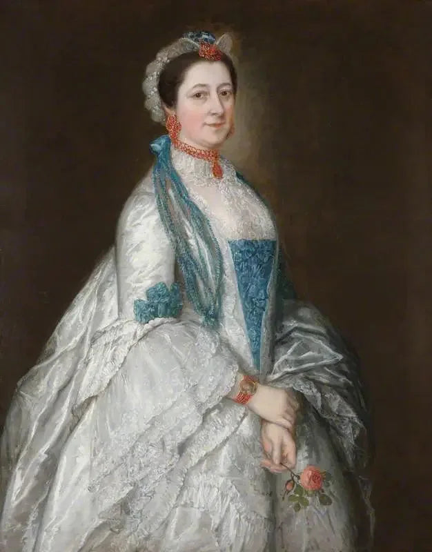Lady Margaret Downing, épouse de Sir Jacob Downing, 4e baron - Thomas Gainsborough image 1 tableau peint à l’huile sur toile