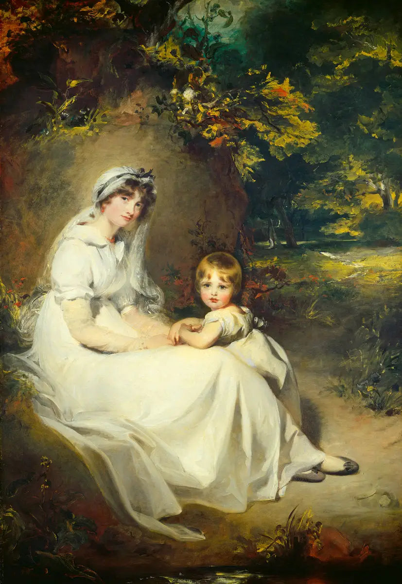 Lady Mary Templetown et son fils aîné - Thomas Lawrence