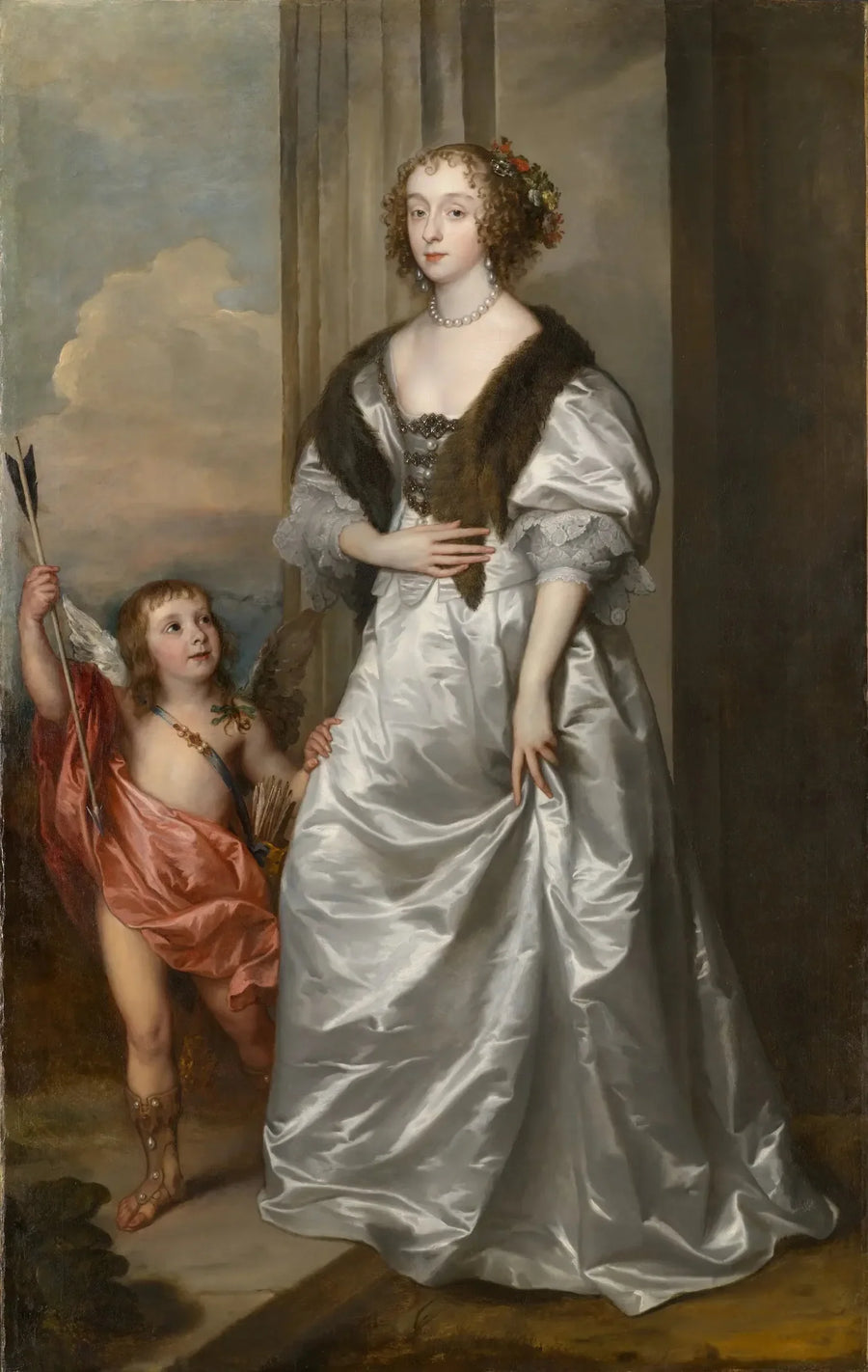 Lady Mary Villiers, future duchesse de Richmond et Lennox, avec Charles Hamilton, Lord Arran - Antoine van Dyck
