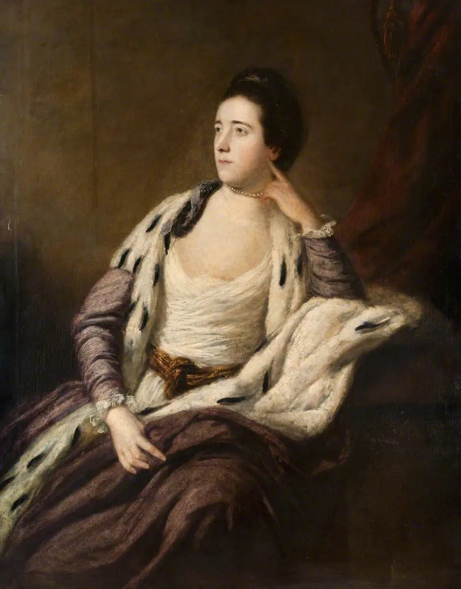 Lady Maynard (vers 1731-1762) - Joshua Reynolds image 1 tableau peint à l’huile sur toile