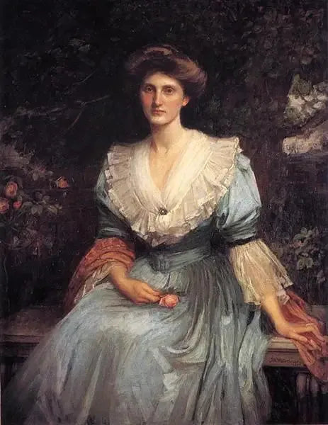 Lady Violet Henderson- John William Waterhouse image 1 reproduction artisanale de tableau