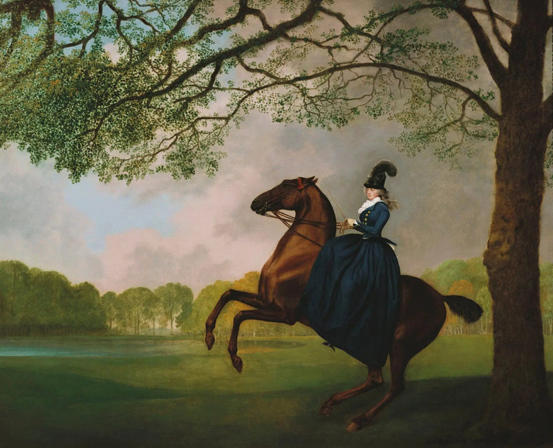 Laetitia, Lady Lade (décédée en 1825) - George Stubbs