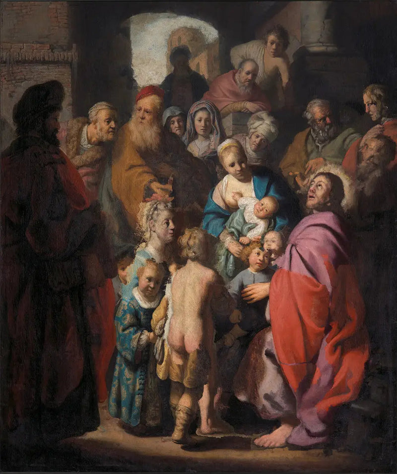 Laissez venir à moi les petits enfants - Rembrandt