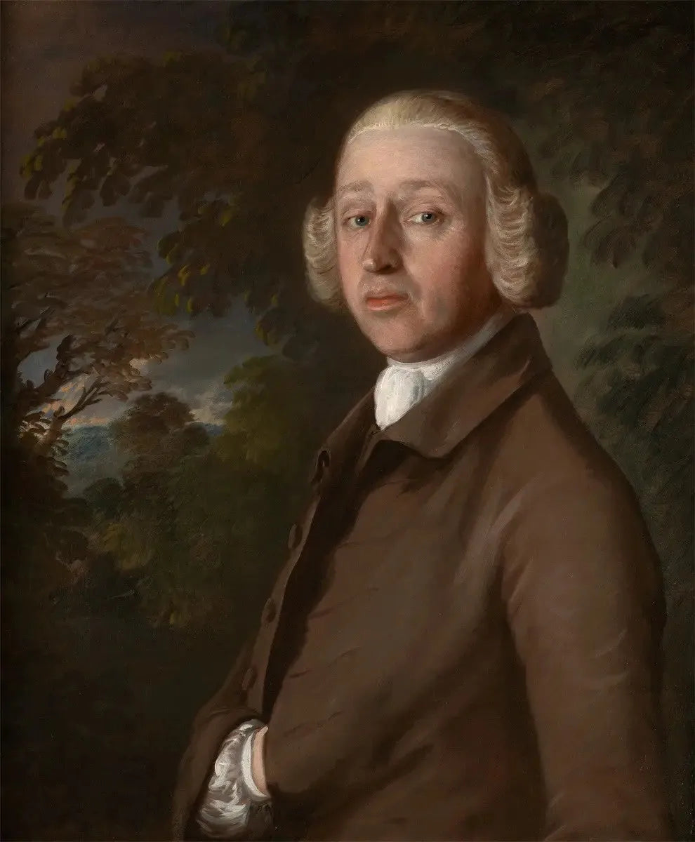 Lambe Barry (1704–1768) - Thomas Gainsborough image 1 copie peinte à la main à l’huile
