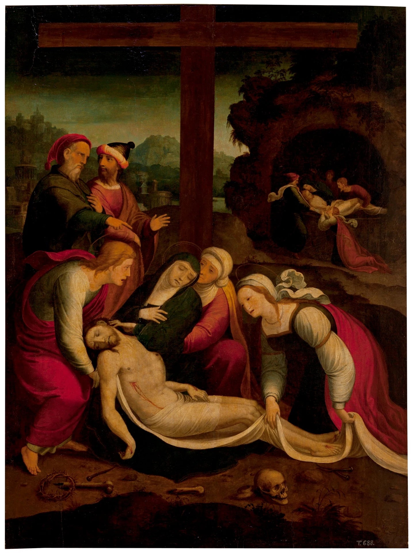 Lamentation devant le Christ mort - Juan Correa de Vivar