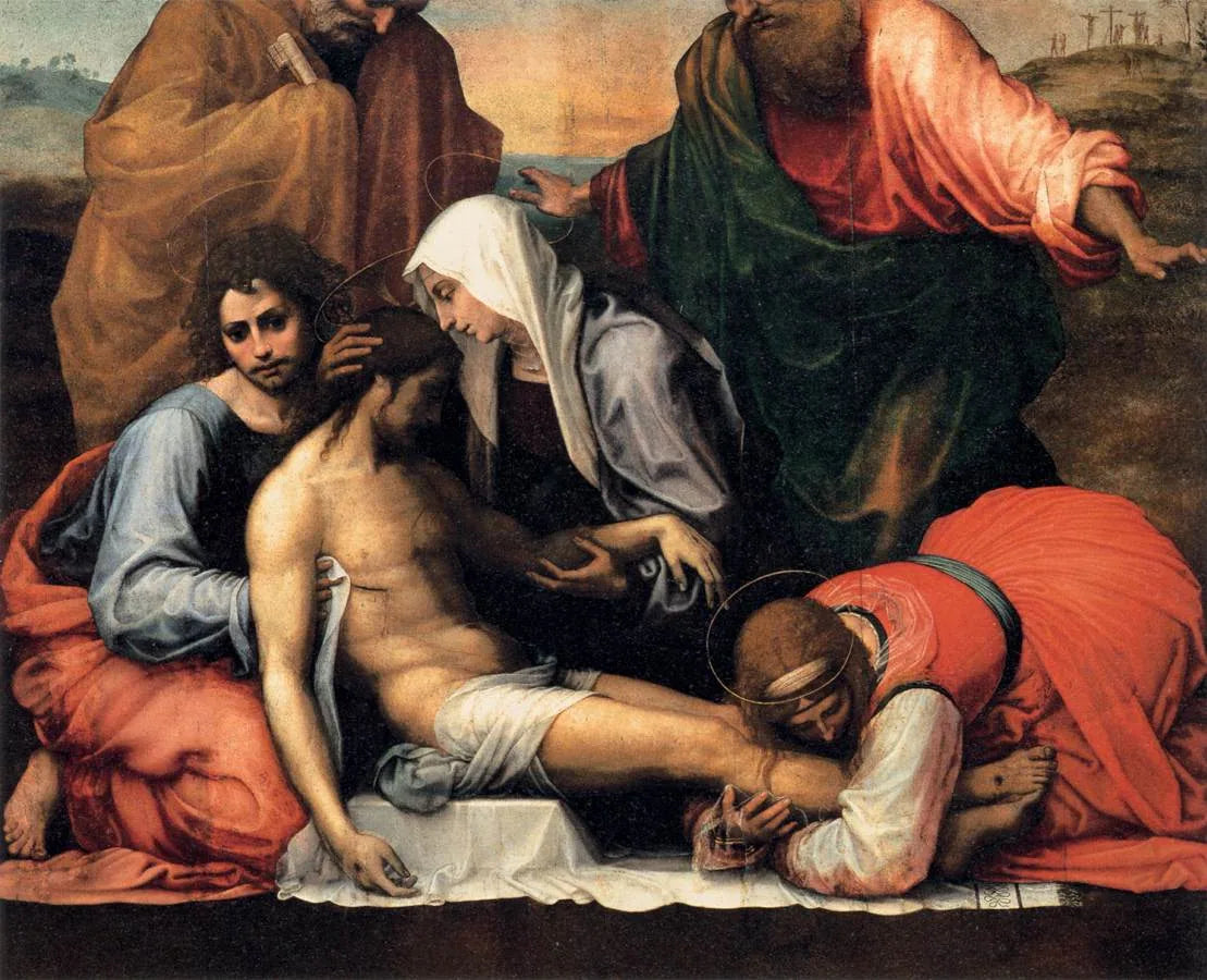 Lamentation - Fra Bartolomeo image 1 reproduction artisanale de tableau