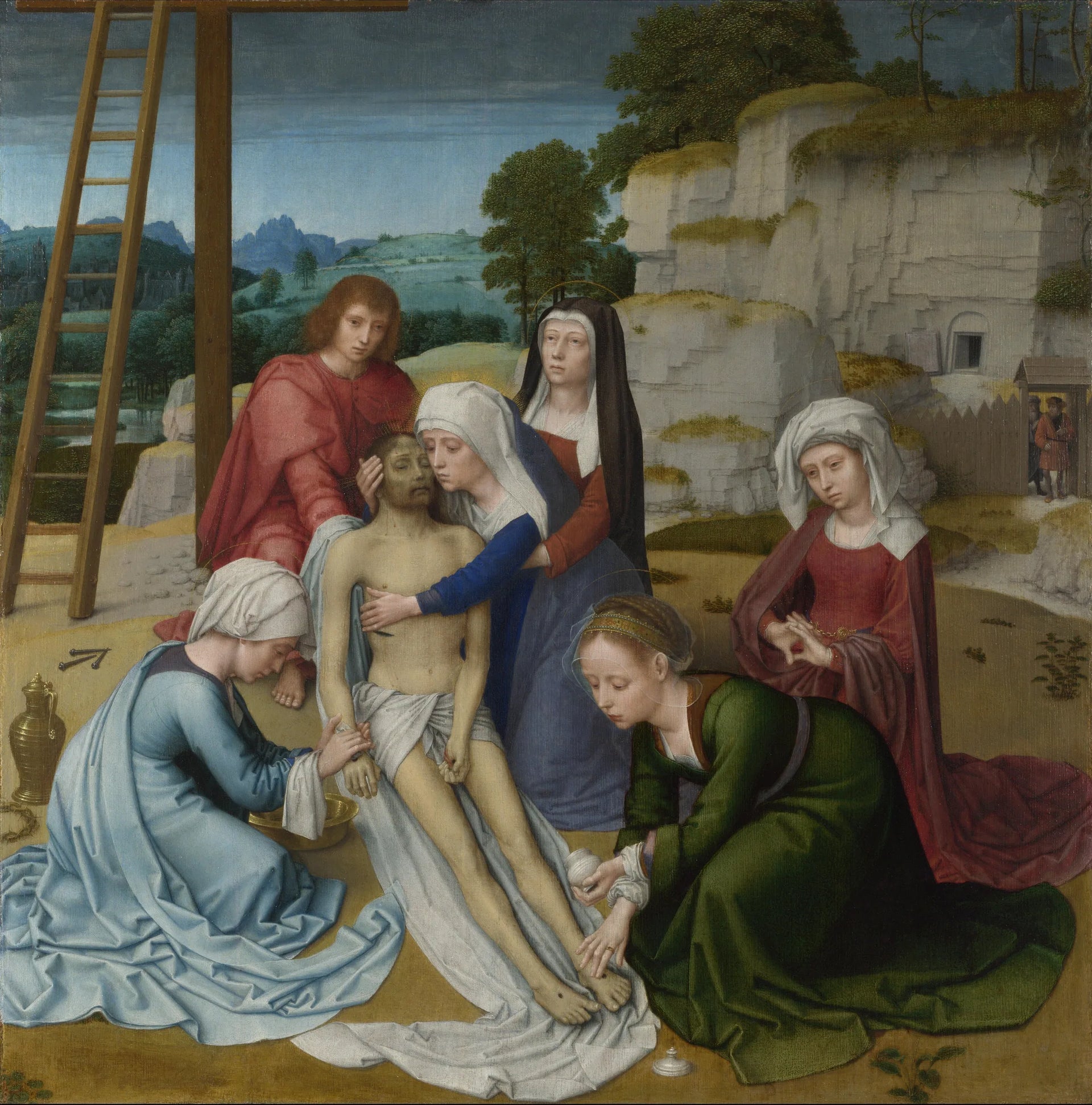 Lamentation - Gérard David image 1 reproduction artisanale de tableau