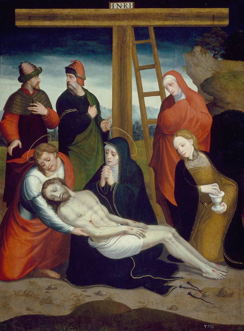 La lamentation sur le Christ mort - Juan Correa de Vivar