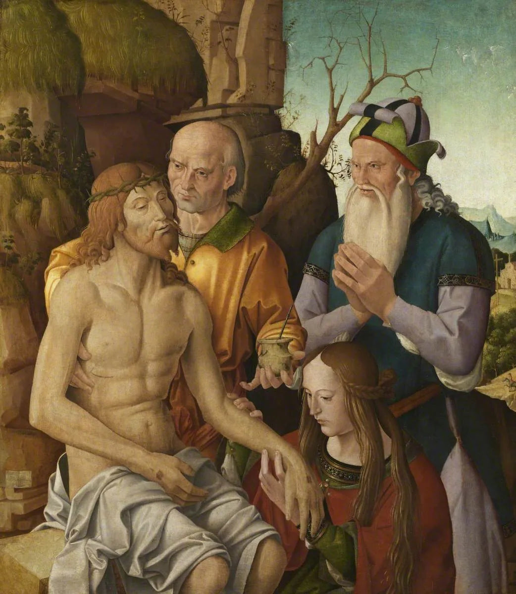 Lamentation sur le Christ mort - Marco Palmezzano image 1 copie de tableau peinte à la main