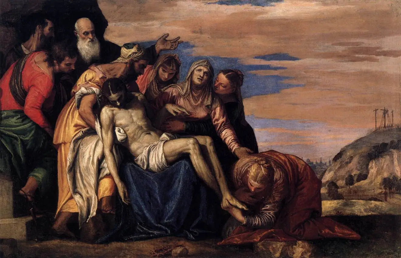 Lamentation sur le Christ mort - Paul Véronèse image 1 reproduction réalisée par Alpha Reproduction