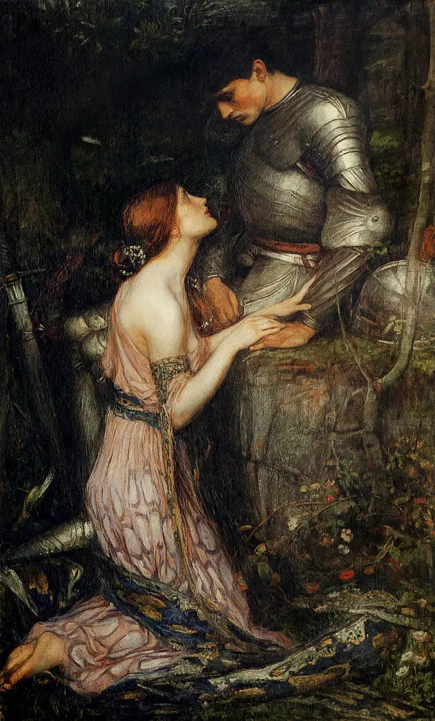 Lamia et le soldat - John William Waterhouse image 1 reproduction artisanale de tableau