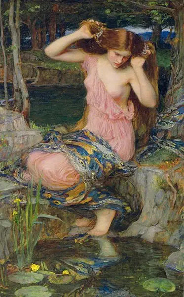 Lamia - John William Waterhouse image 1 reproduction artisanale de tableau
