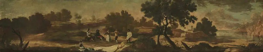 Ländlicher Tanz am Ufer einer Meeresbucht - Francisco de Goya