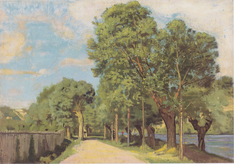 Landschaft an der Jonction bei Genf - Ferdinand Hodler
