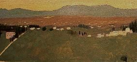 Landschaft bei Fiesole - Maurice Denis image 1 reproduction de peinture à l’huile