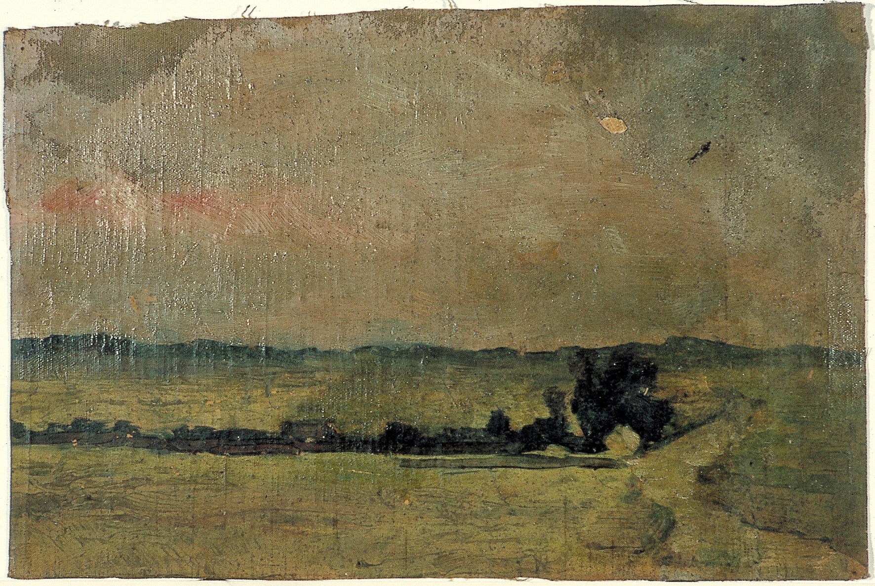 Landschap - Theo van Doesburg image 1 tableau peint à l’huile sur toile