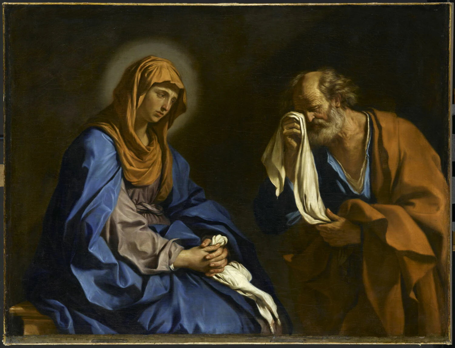 Les Larmes de saint Pierre - Il Guercino Le Guerchin