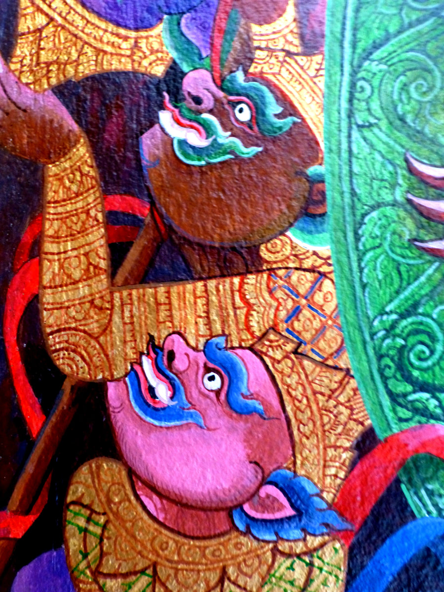 L'Assemblée des yakkhas - Artiste thaïlandais anonyme