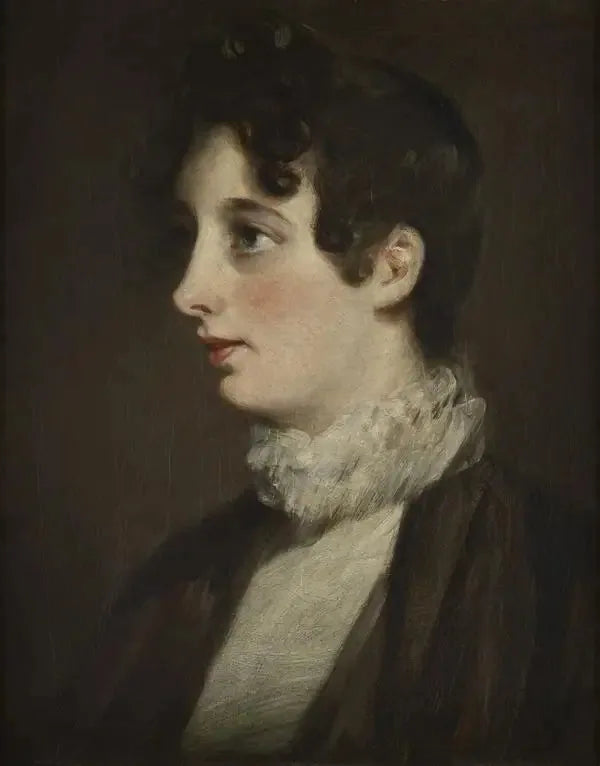 Laura Moubray, née Hobson (née en 1788) - John Constable image 1 copie de tableau peinte à la main