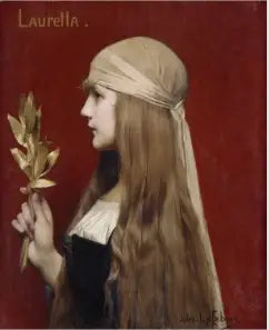 Lauretta - Jules Lefebvre image 1 tableau peint à l’huile sur toile