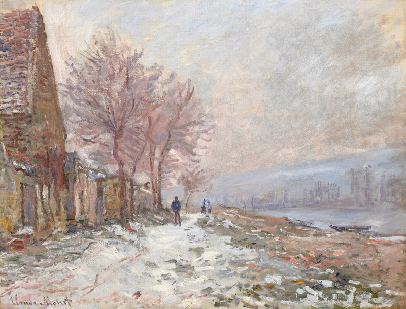 Lavacourt, l'hiver - Claude Monet