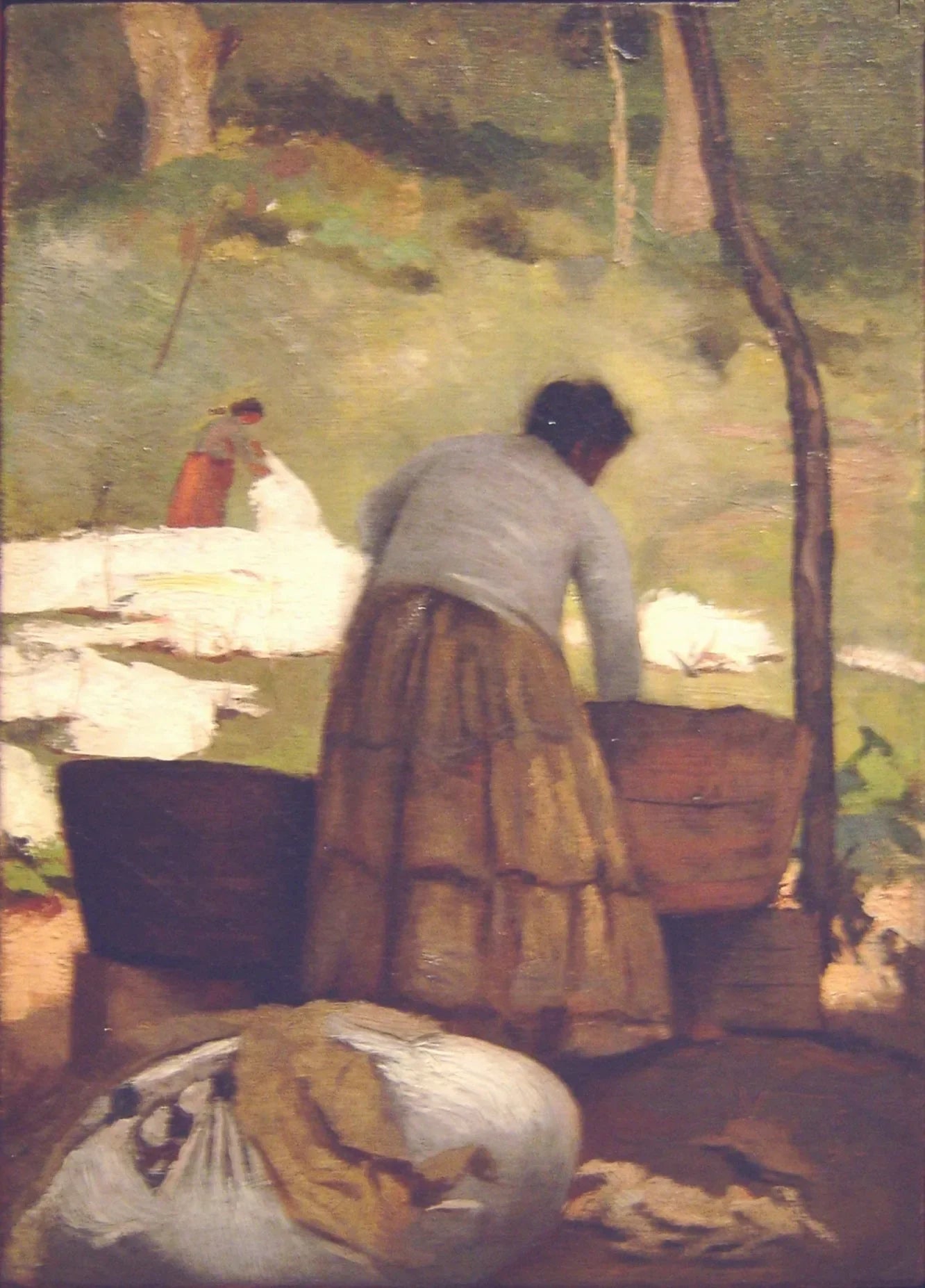 Lavadeiras - Eliseu Visconti image 1 reproduction de peinture à l’huile