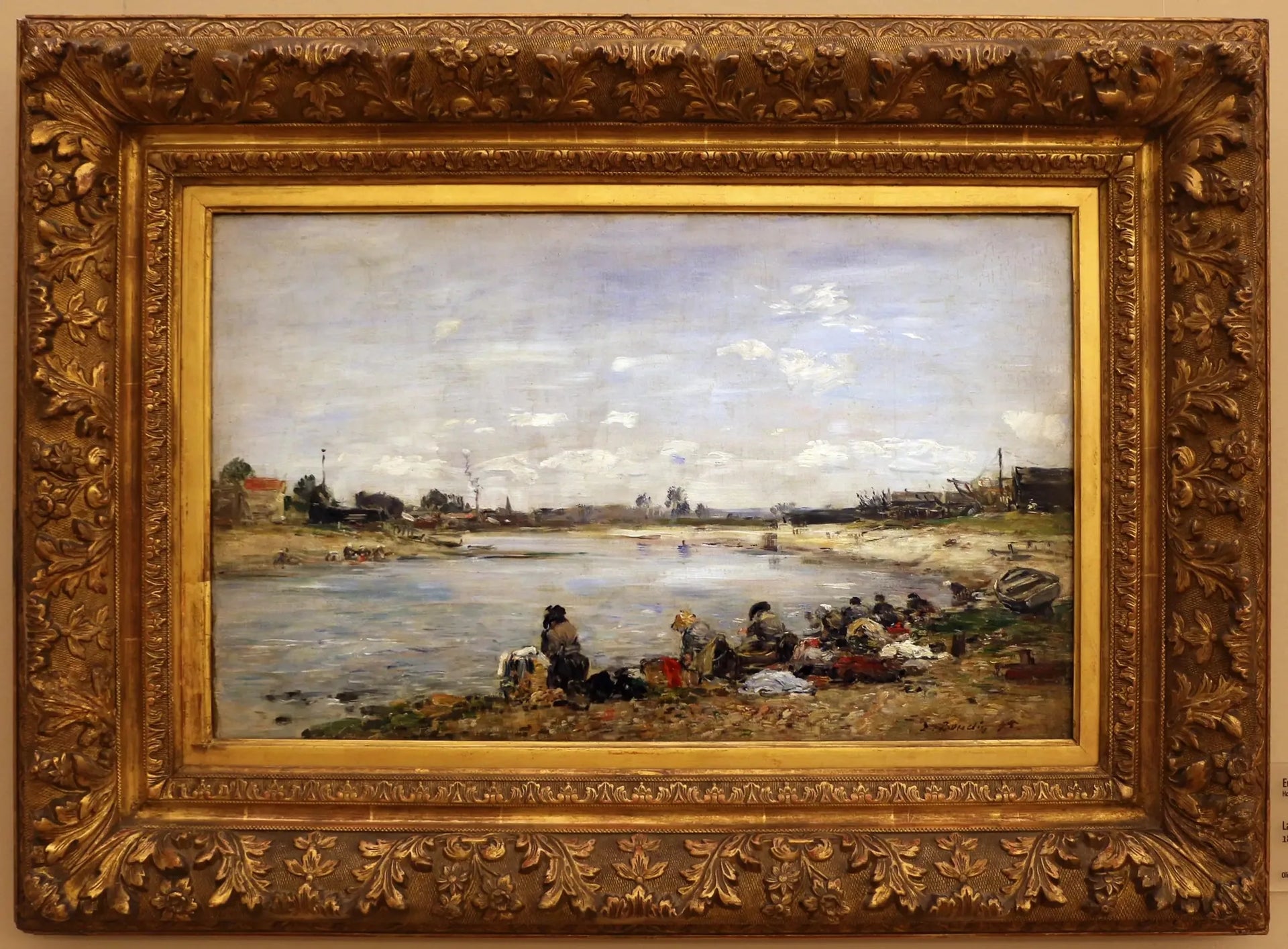 Lavage - Eugène Boudin image 1 reproduction artisanale de tableau