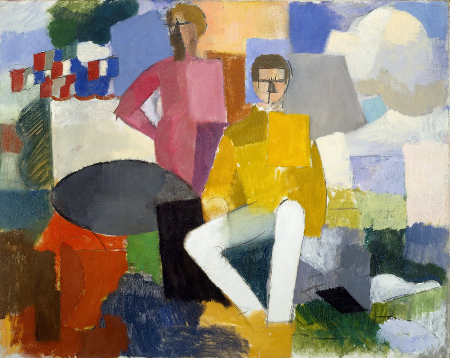 Le 14 juillet - Roger de La Fresnaye image 1 reproduction d’œuvre d’art à l’huile