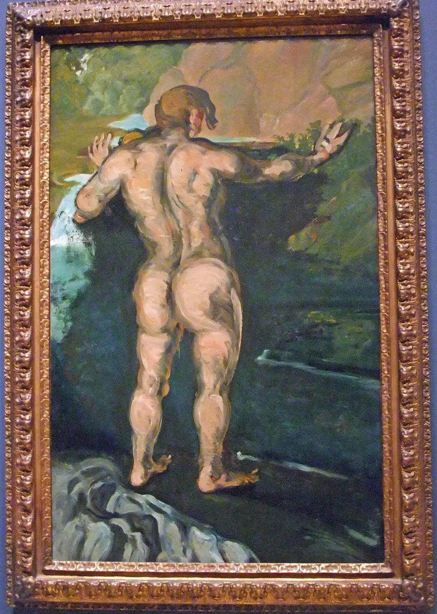 Le Baigneur au rocher - Paul Cézanne