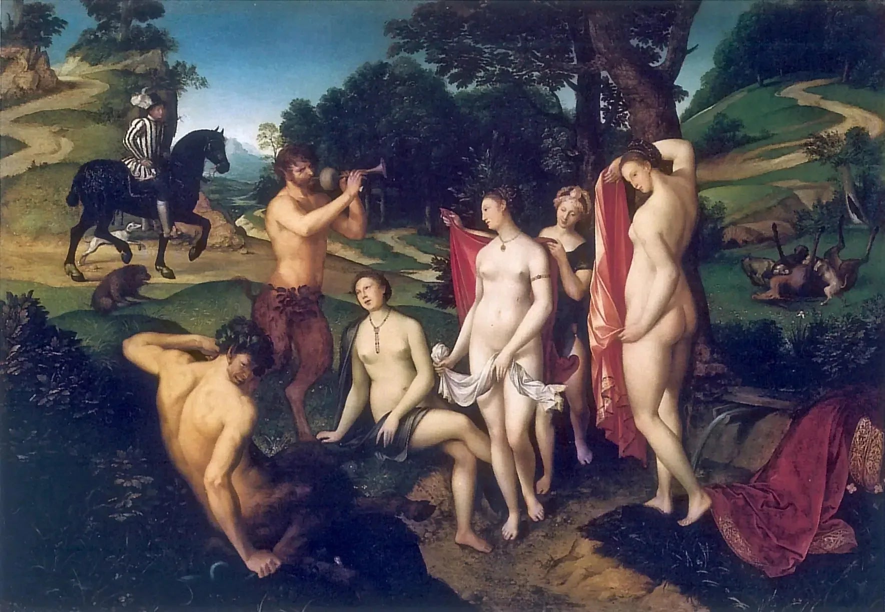 Le Bain de Diane - François Clouet image 1 reproduction de peinture à l’huile