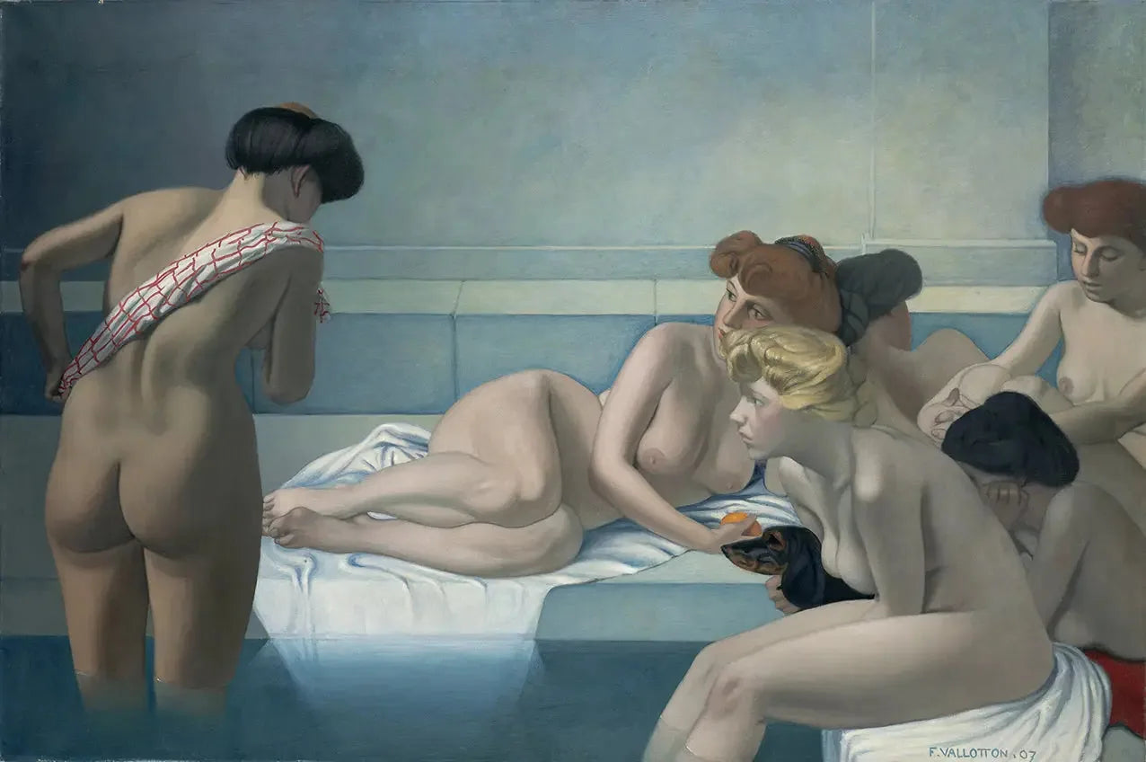Le Bain turc - Félix Vallotton image 1 reproduction d’œuvre d’art à l’huile