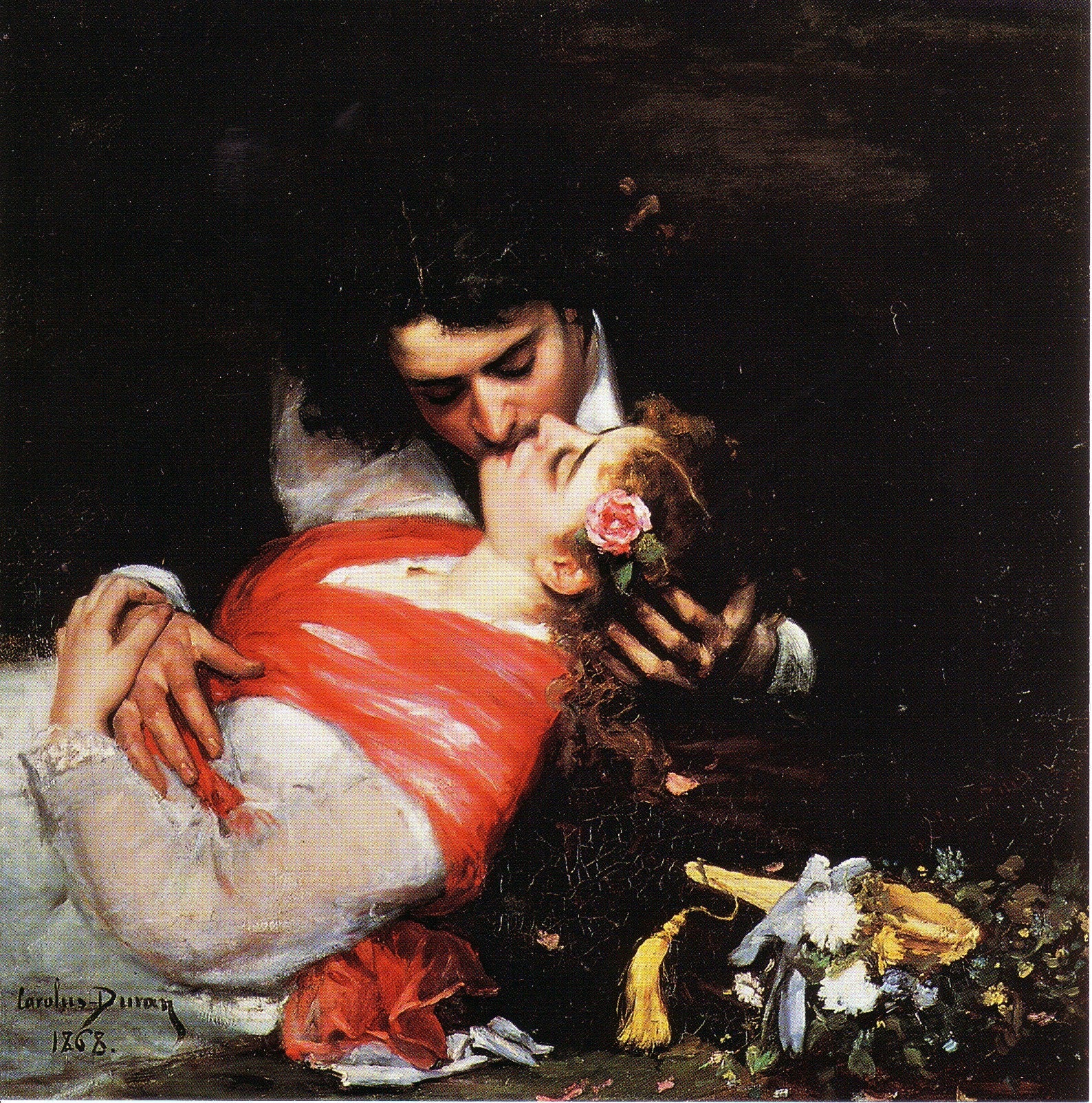 Le baiser - Carolus-Duran image 1 reproduction artisanale de tableau