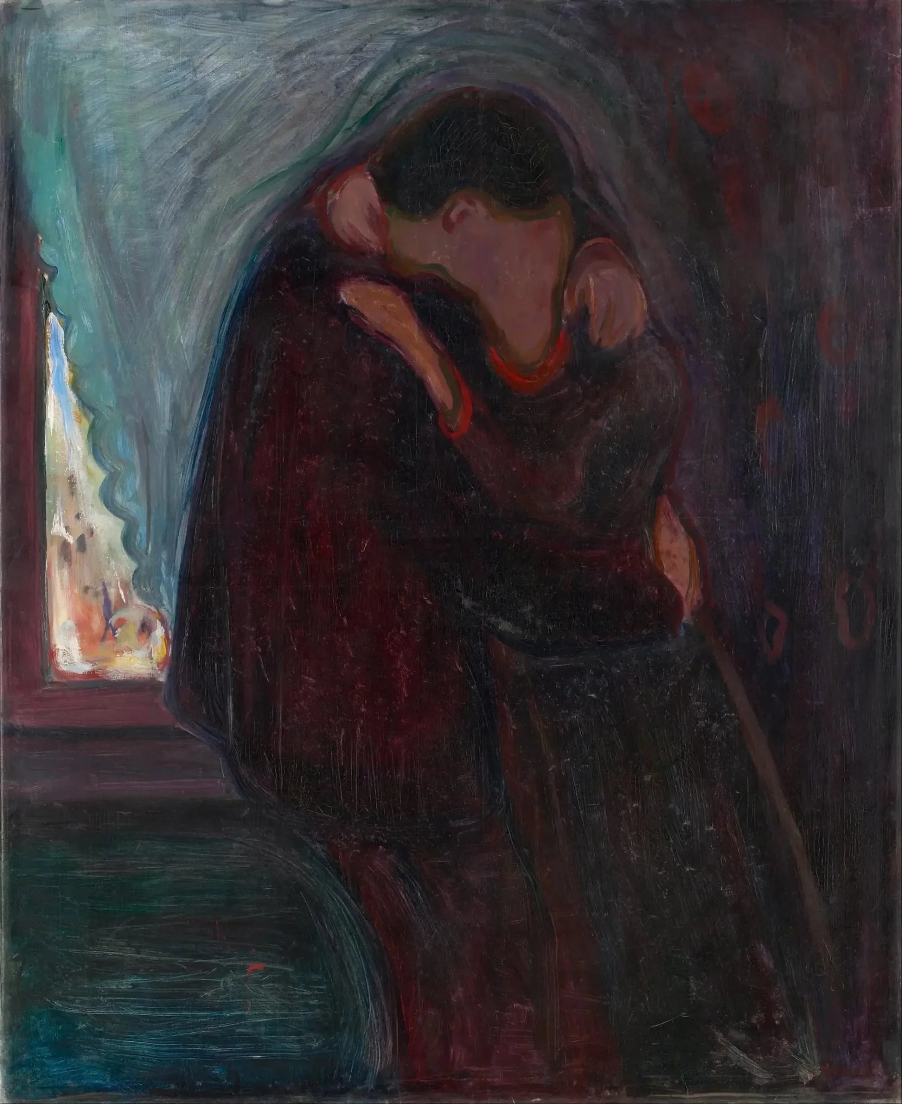 Le Baiser - Edvard Munch image 1 tableau peint à l’huile sur toile