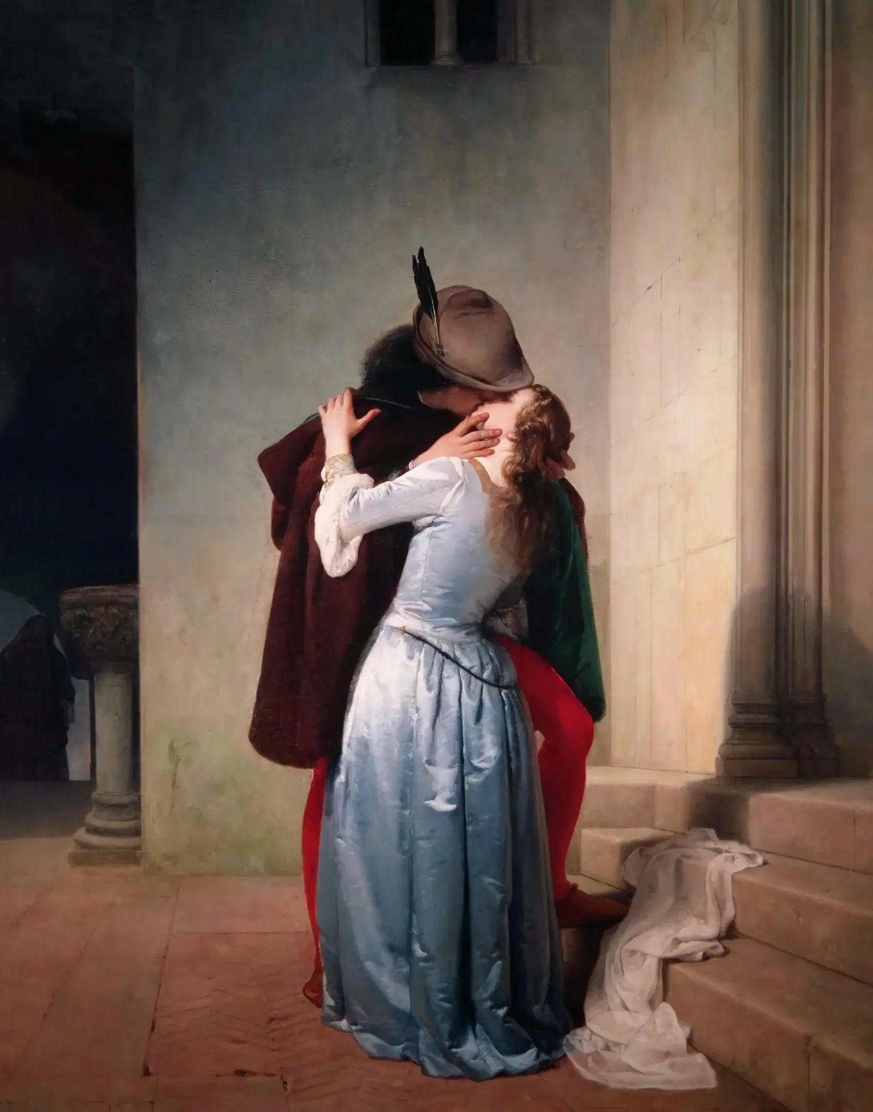 Le baiser - Francesco Hayez image 1 reproduction artisanale de tableau