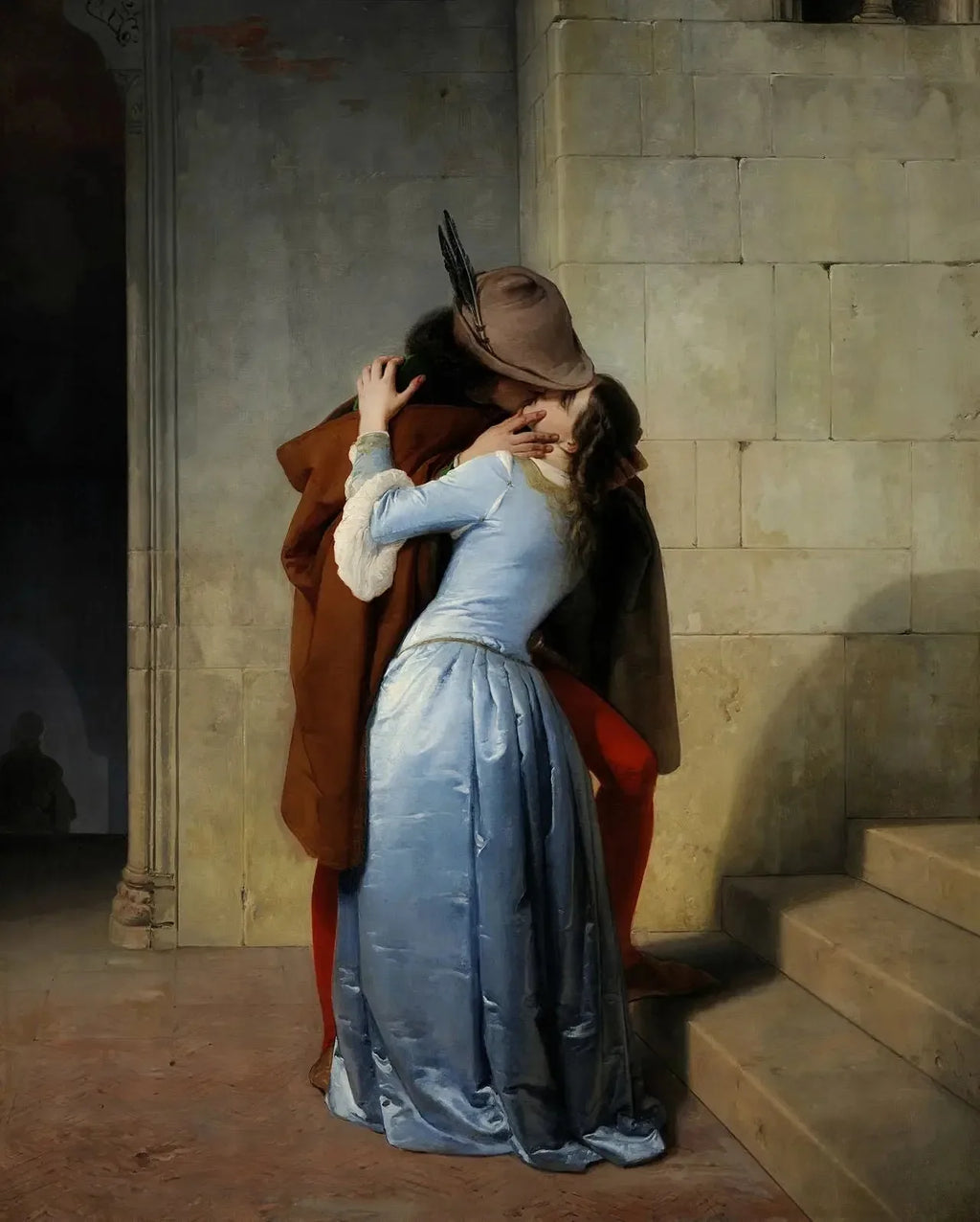 Le Baiser - Francesco Hayez image 1 reproduction de peinture à l’huile