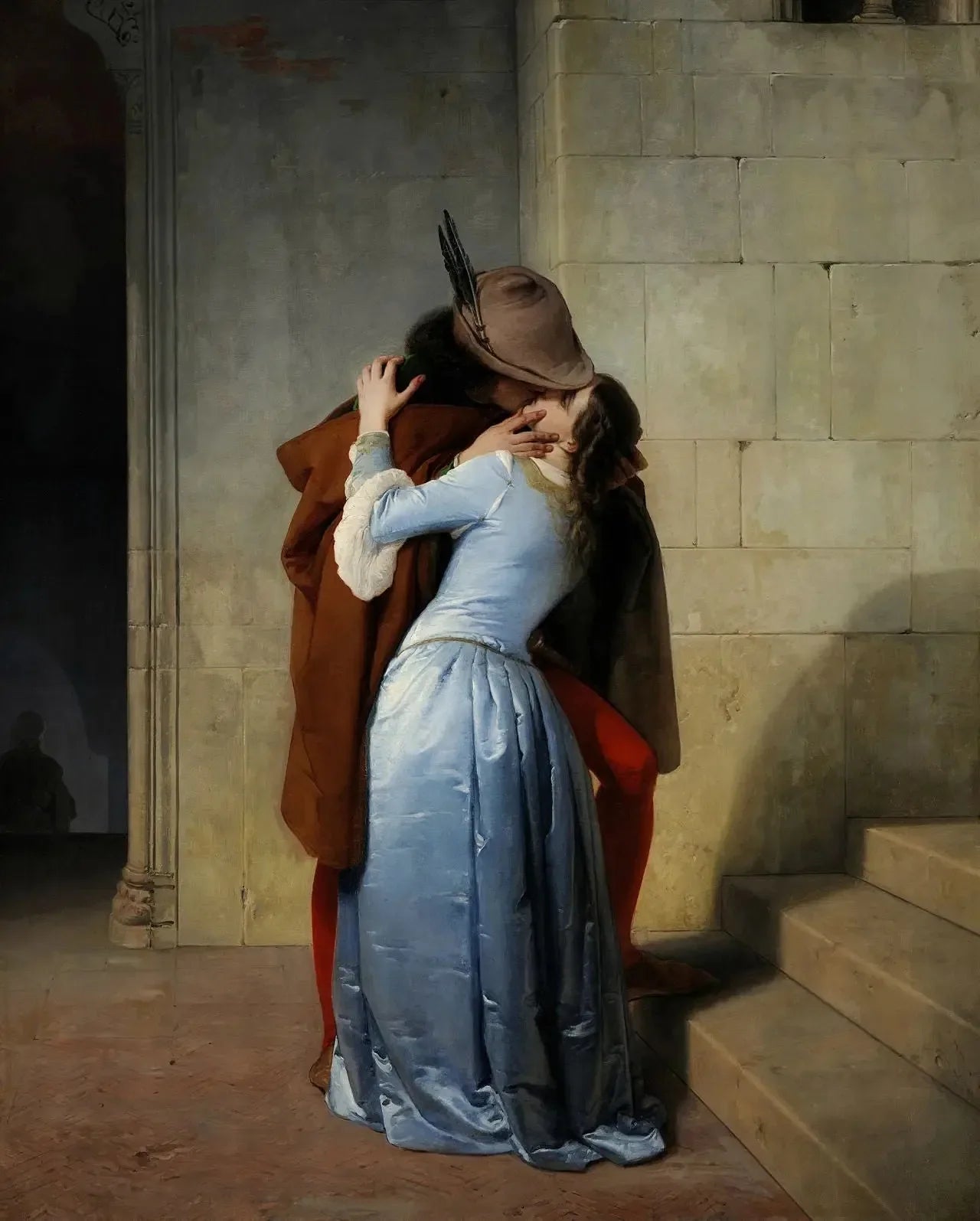 Le Baiser - Francesco Hayez image 1 reproduction de peinture à l’huile