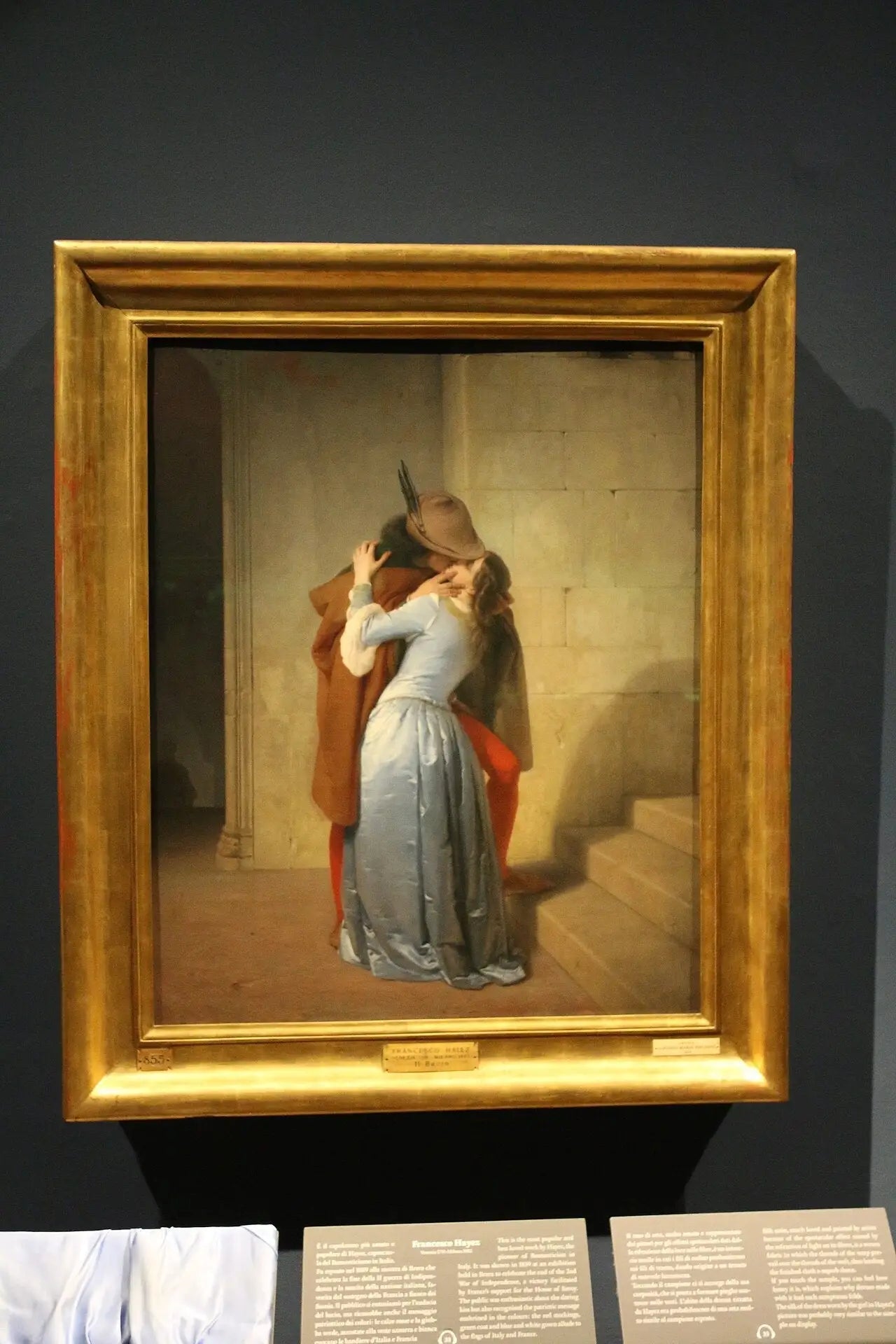 Le Baiser - Francesco Hayez image 2 copie de tableau peinte à la main