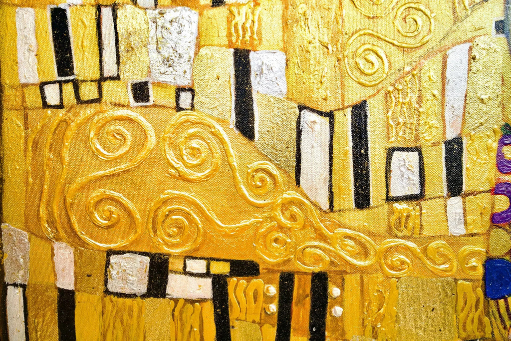 Le Baiser Réimaginé par Master Apollon | 200 x 200 cm image 17 reproduction d’œuvre d’art à l’huile