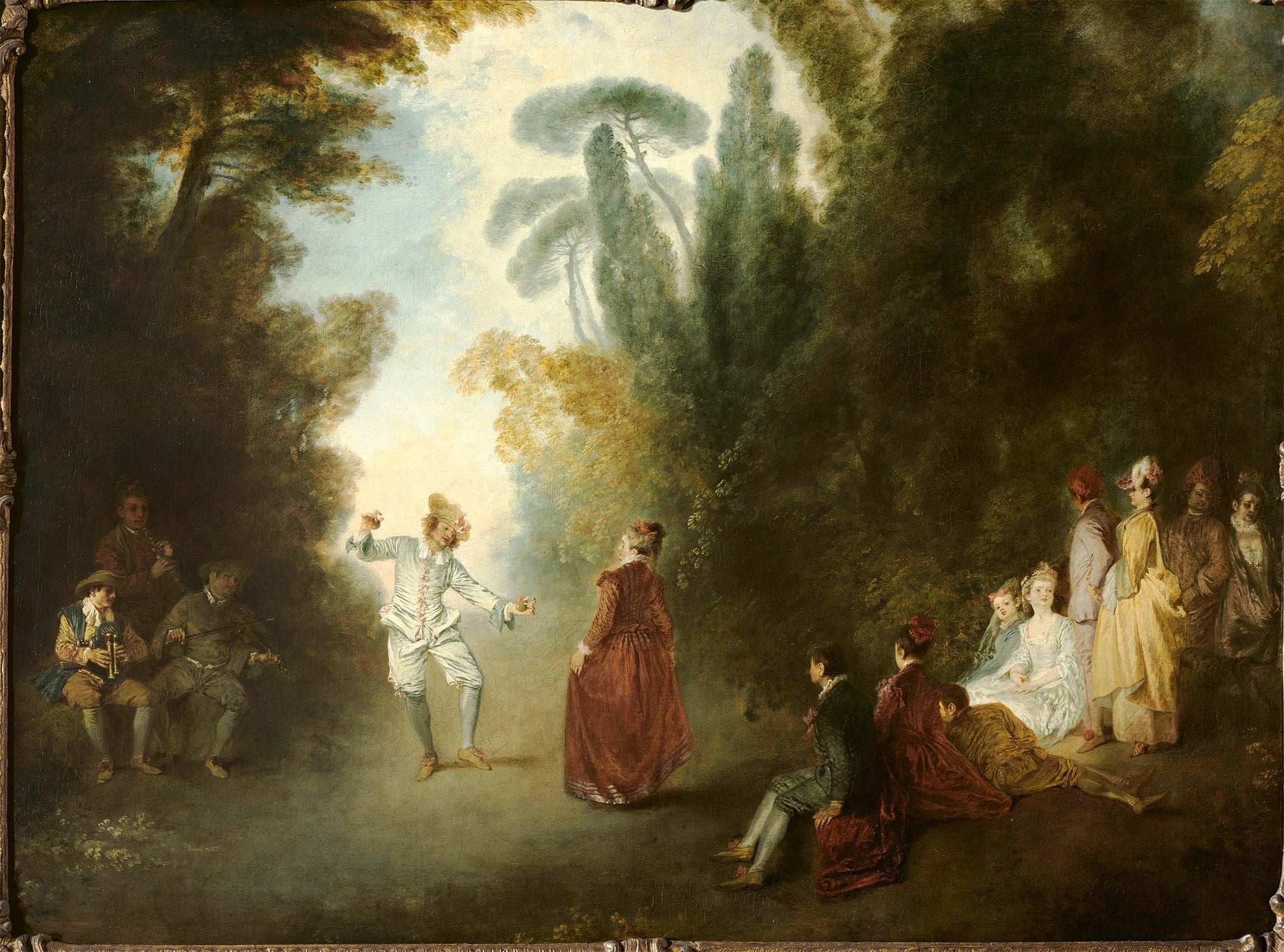 Le Bal Champêtre - Antoine Watteau image 1 reproduction d’œuvre d’art à l’huile