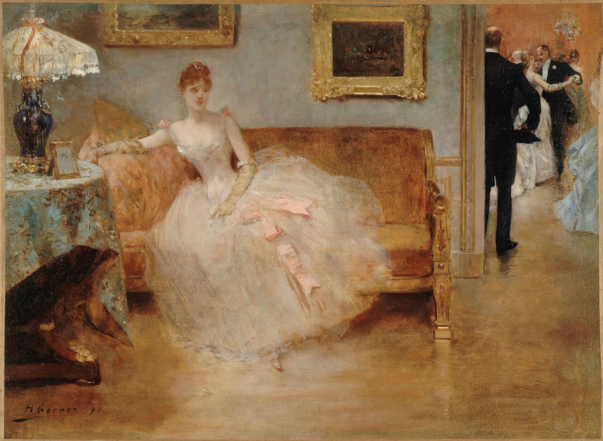 Le bal - Henri Gervex image 1 tableau peint à l’huile sur toile