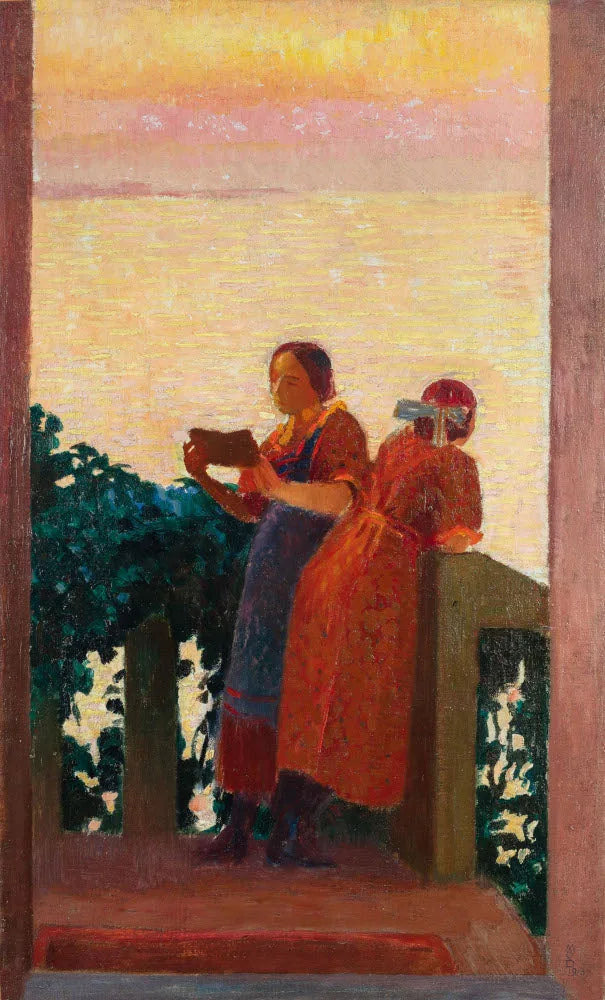 Le balcon - Maurice Denis image 1 copie de tableau peinte à la main
