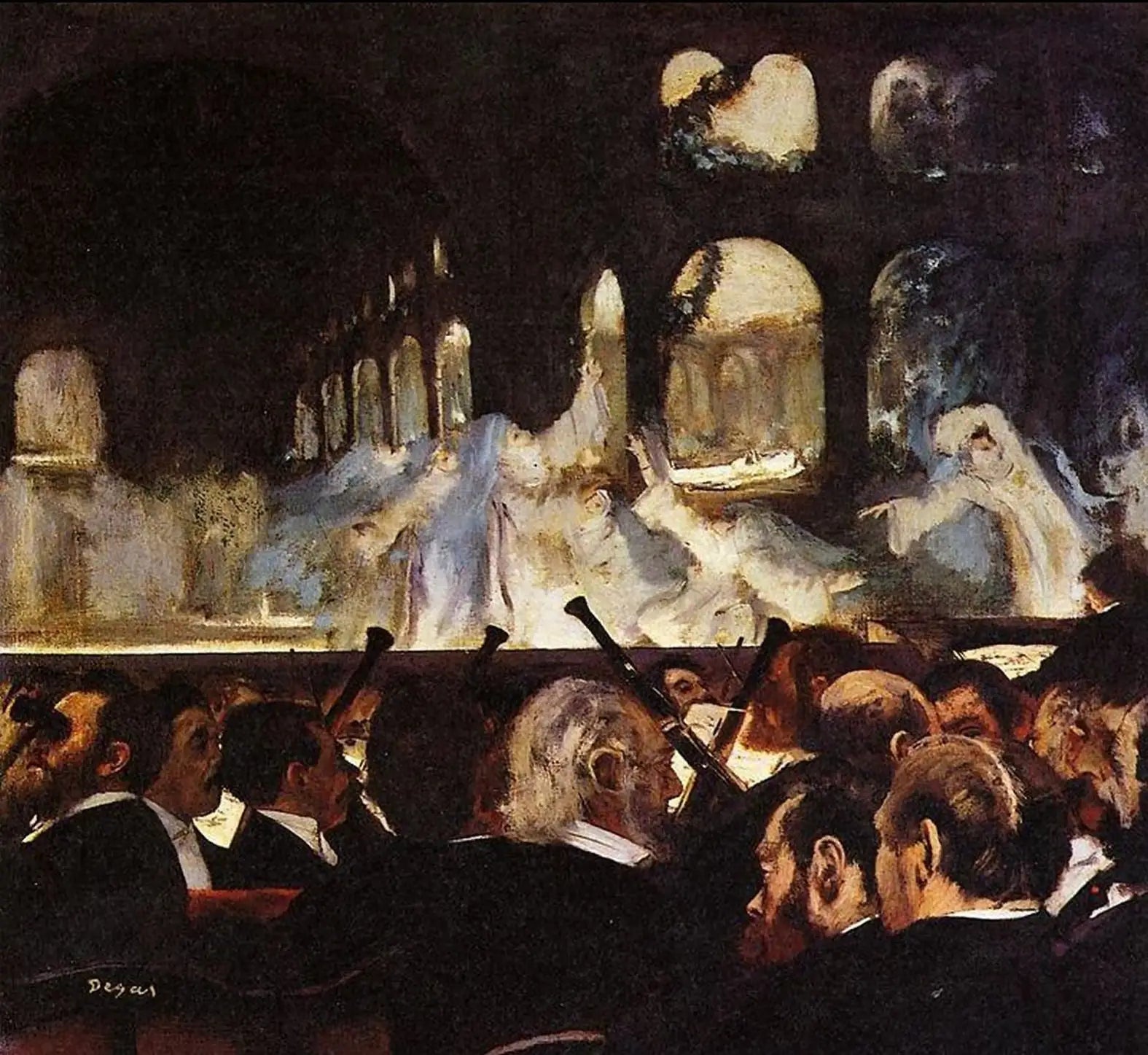 Le Ballet de « Robert le Diable » (1876) - Edgar Degas image 1 reproduction d’œuvre d’art à l’huile