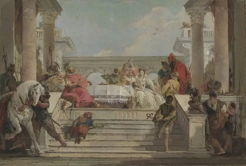 Le Banquet de Cléopâtre - Giovanni Battista Tiepolo
