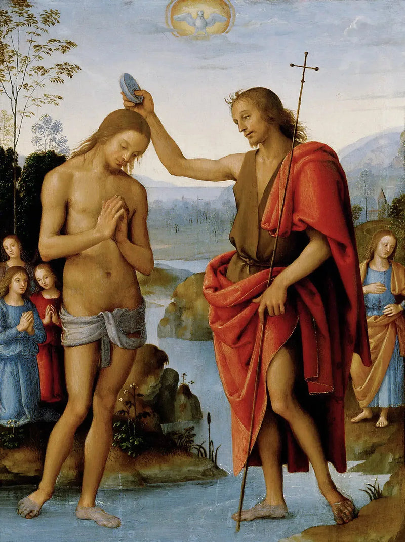 Le Baptême du Christ - Pietro Perugino