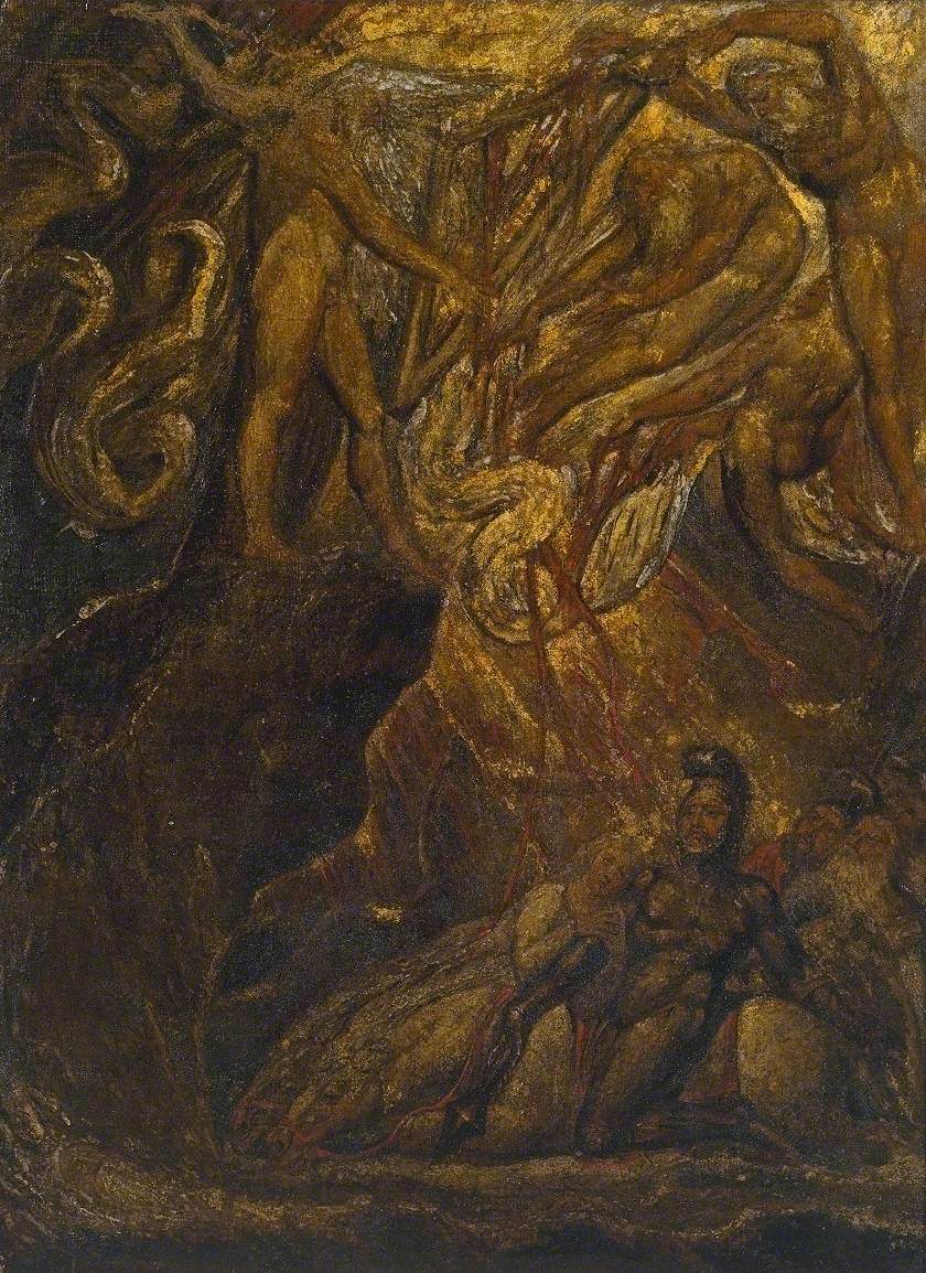 Le Barde, de Gray - William Blake image 1 copie peinte à la main à l’huile