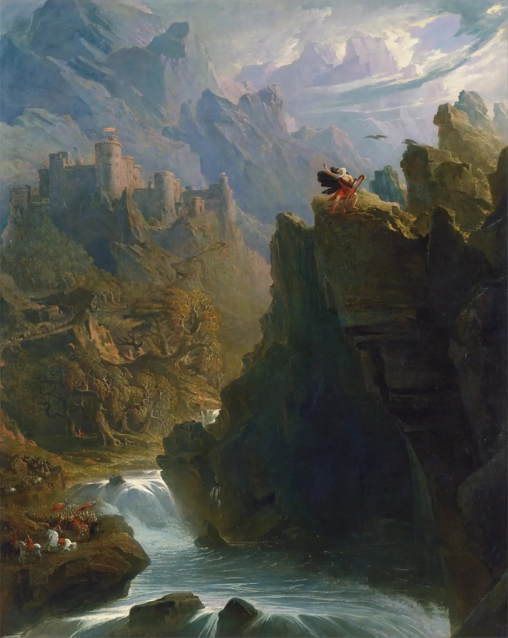 Le Barde - John Martin image 1 reproduction d’œuvre d’art à l’huile