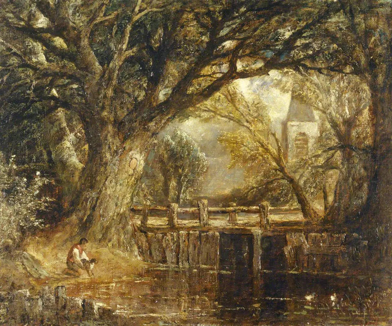 Le barrage - John Constable