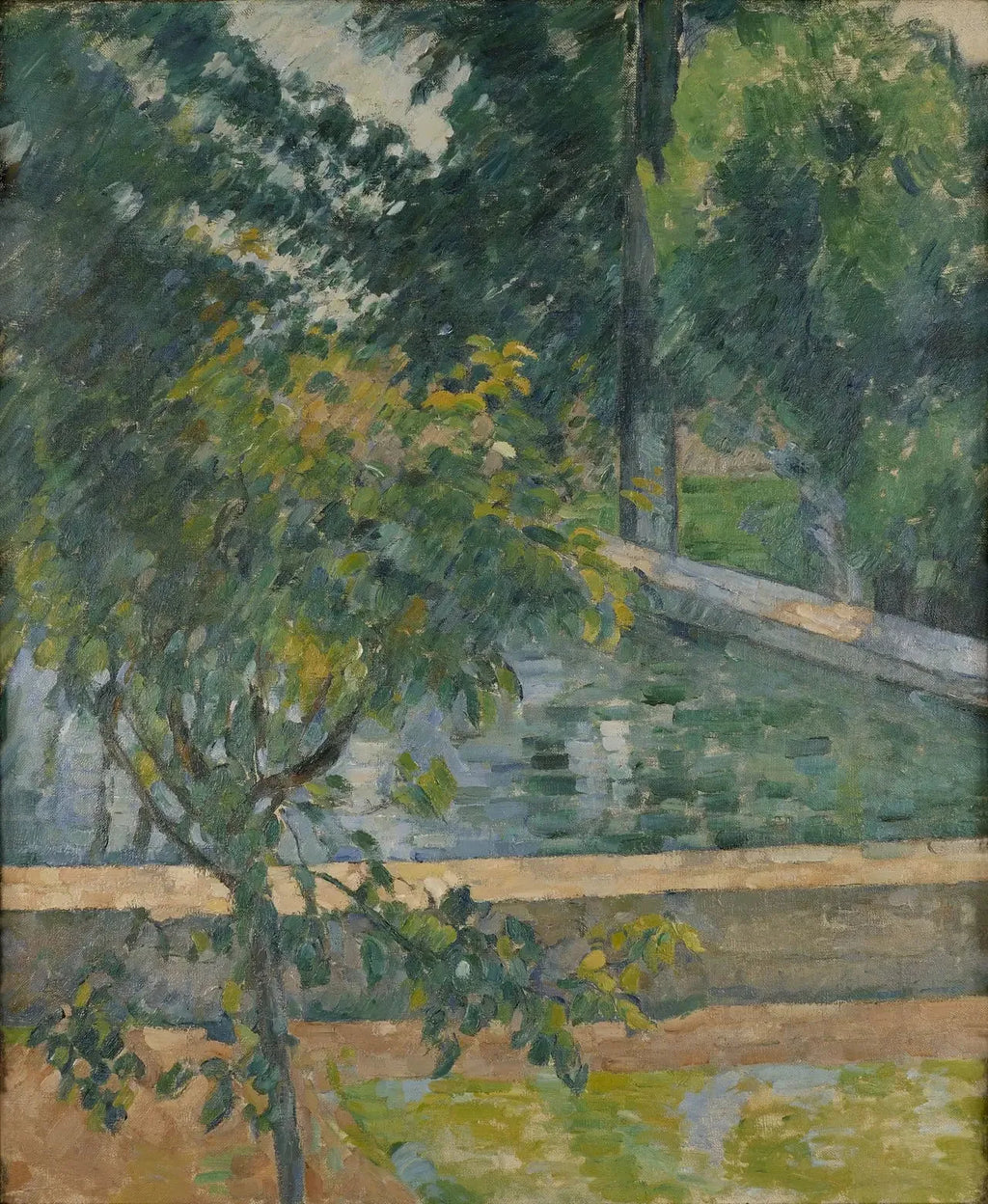 Le Bassin du Jas de Bouffan - Paul Cézanne image 1 copie peinte à la main à l’huile