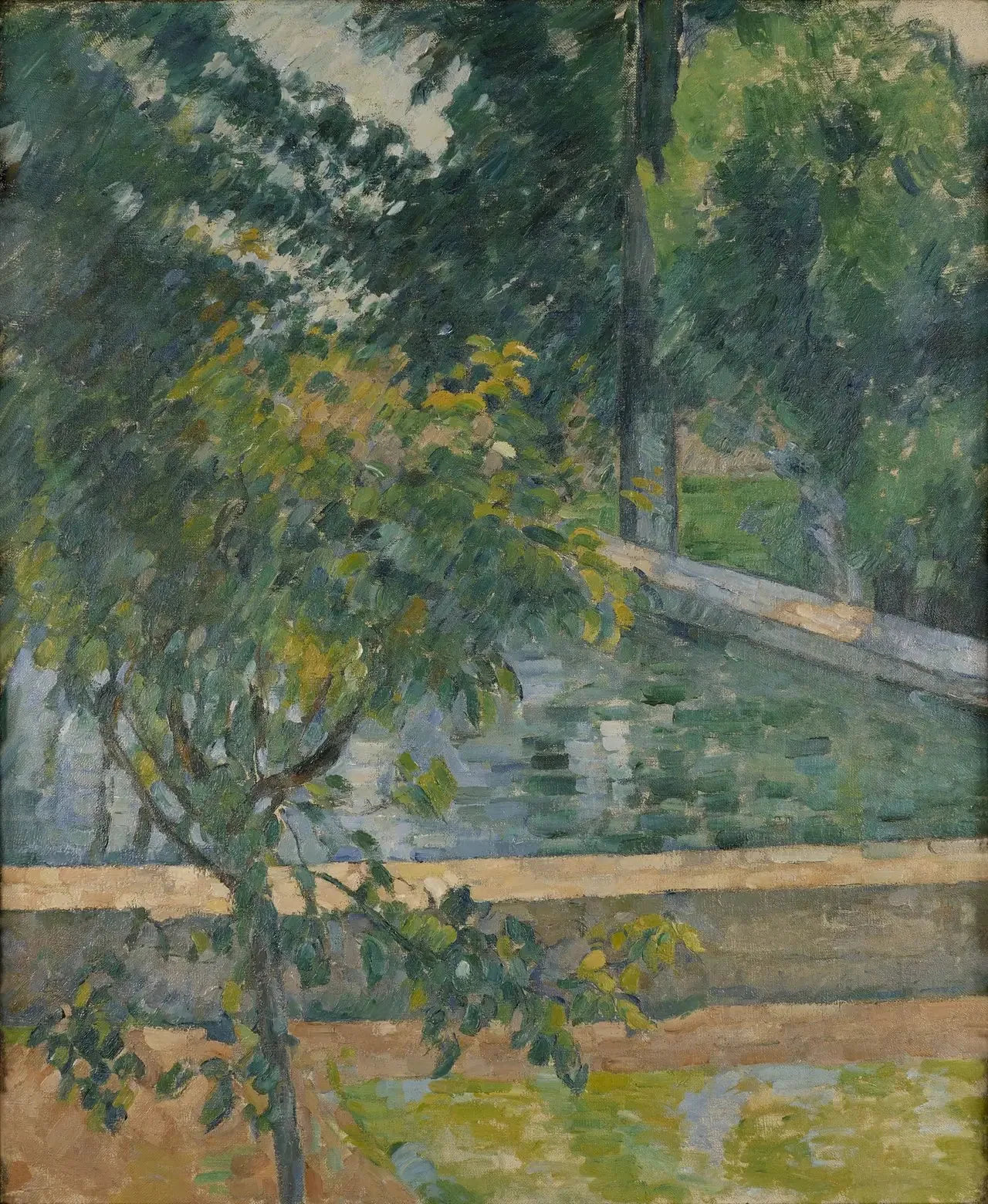 Le Bassin du Jas de Bouffan - Paul Cézanne image 1 copie peinte à la main à l’huile