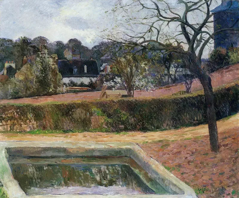 Le Bassin, ou Le Bassin carré - Paul Gauguin
